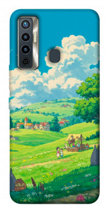 Чехол Miyazaki landscape для TECNO Camon 17
