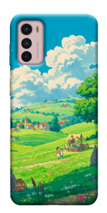 Чехол Miyazaki landscape для Motorola Moto G42