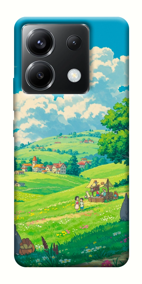 Чохол Miyazaki landscape для Xiaomi Poco X6