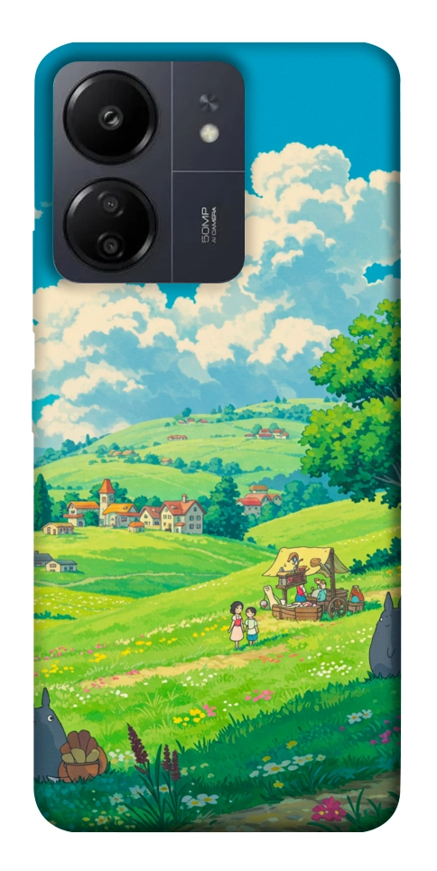 Чохол Miyazaki landscape для Xiaomi Poco C65