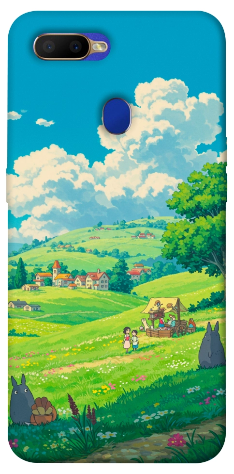 Чохол Miyazaki landscape для Oppo A7