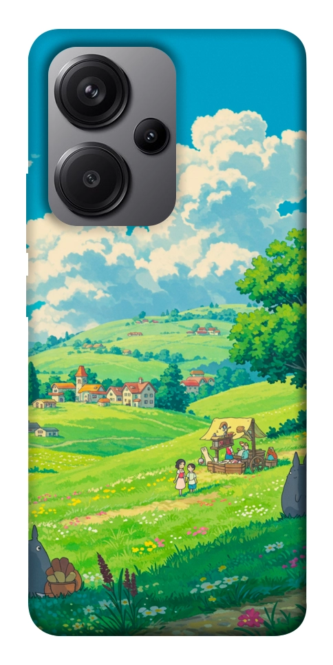 Чехол Miyazaki landscape для Xiaomi Redmi Note 13 Pro+