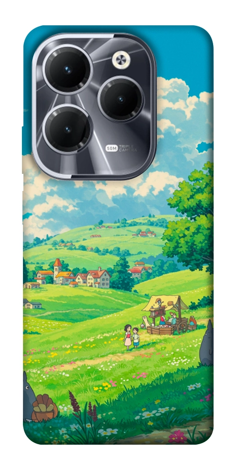 Чехол Miyazaki landscape для Infinix Hot 40 Pro
