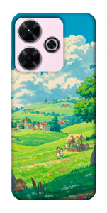 Чехол Miyazaki landscape для Xiaomi Redmi 13 4G