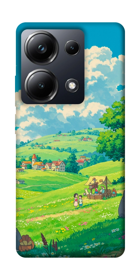 Чохол Miyazaki landscape для Xiaomi Poco M6 Pro 4G