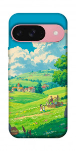 Чехол Miyazaki landscape для Google Pixel 9