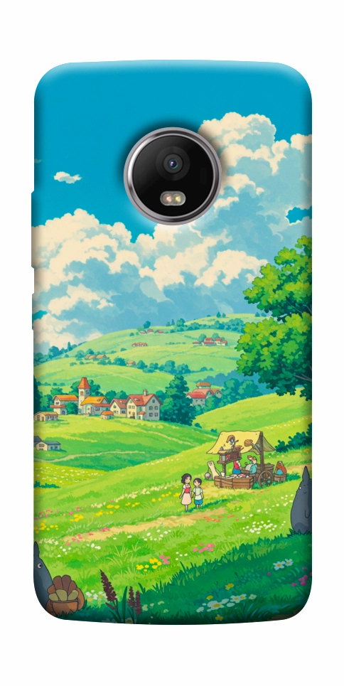 Чохол Miyazaki landscape для Motorola Moto G5S