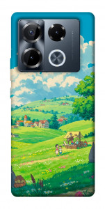 Чохол Miyazaki landscape для Infinix Note 40 Pro 4G