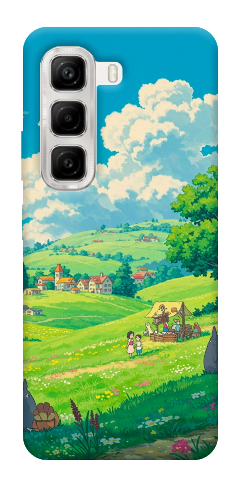 Чохол Miyazaki landscape для Infinix Hot 50 4G