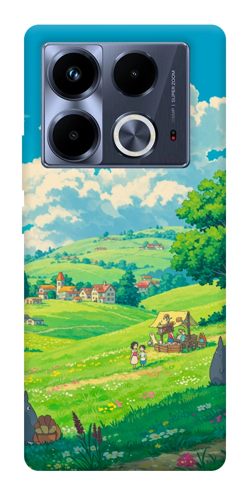 Чохол Miyazaki landscape для Infinix Note 40 4G
