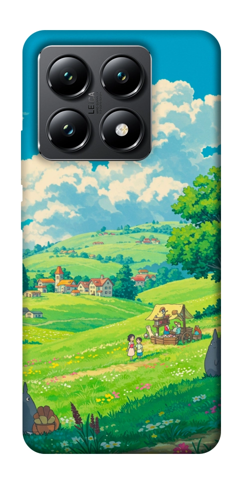 Чехол Miyazaki landscape для Xiaomi 14T