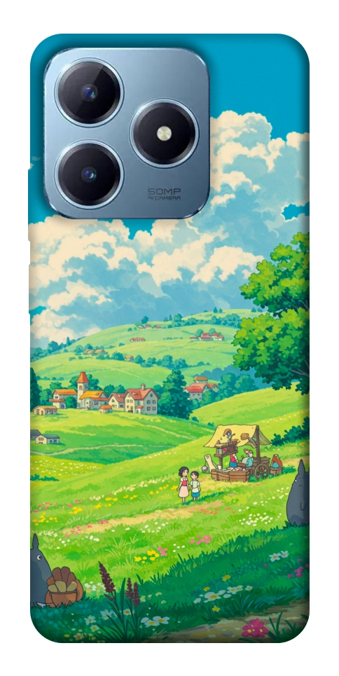 Чохол Miyazaki landscape для Realme C63 4G