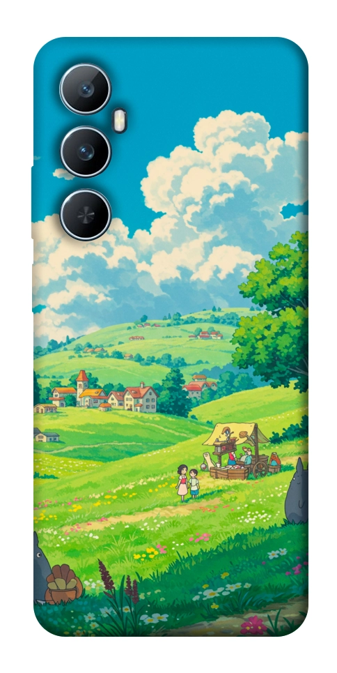 Чохол Miyazaki landscape для Realme C65 4G