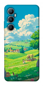Чехол Miyazaki landscape для Realme C65 4G
