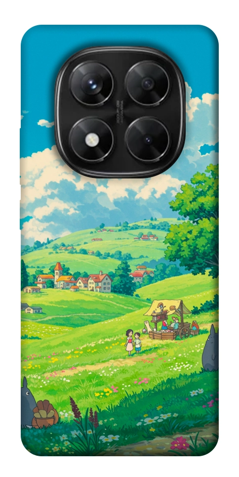 Чохол Miyazaki landscape для Xiaomi Redmi Note 14 Pro 5G