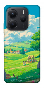 Чохол Miyazaki landscape для Xiaomi Redmi Note 14 5G
