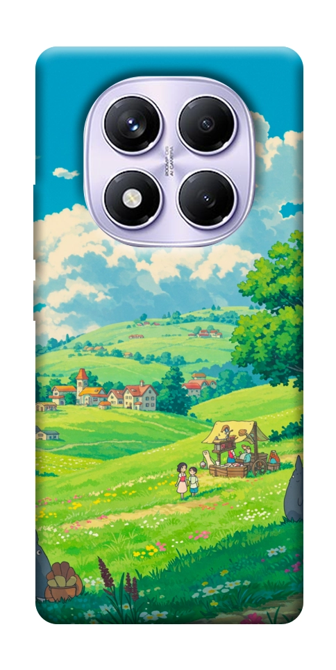 Чохол Miyazaki landscape для Xiaomi Poco X7