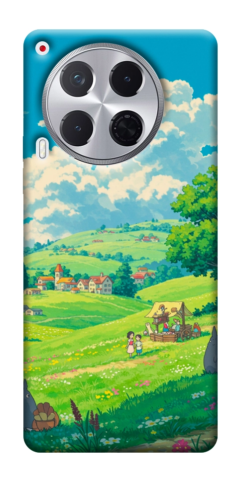 Чехол Miyazaki landscape для TECNO Camon 30 (CL6)