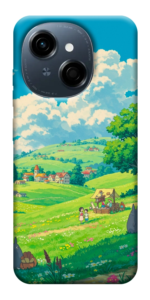 Чехол Miyazaki landscape для TECNO Spark Go 1 (KL4)