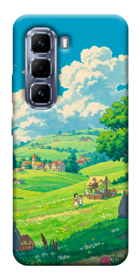 Чохол Miyazaki landscape для Infinix Hot 50 Pro