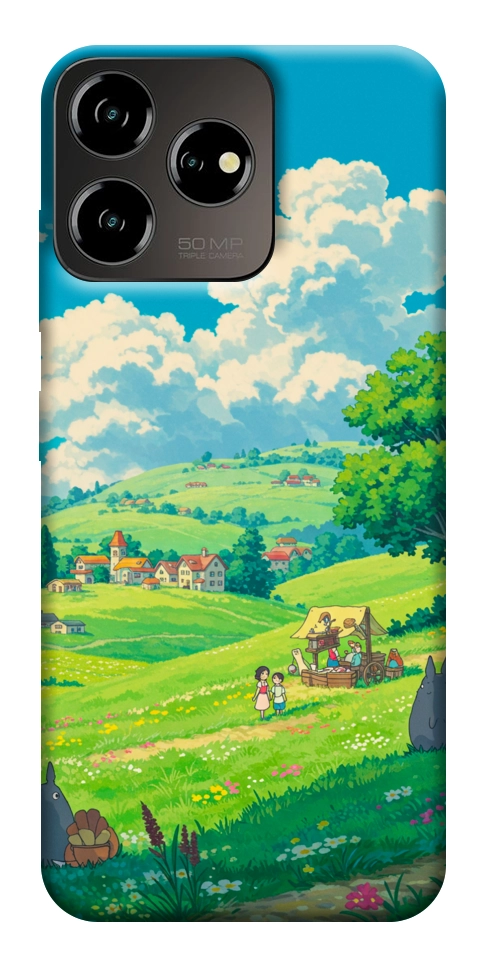 Чохол Miyazaki landscape для ZTE Blade V50 Design 4G