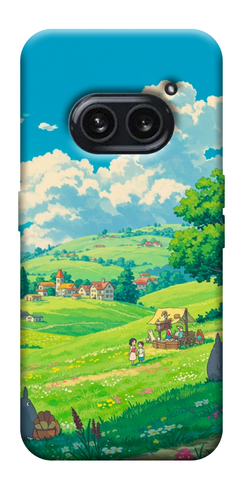 Чехол Miyazaki landscape для Nothing Phone (2a)
