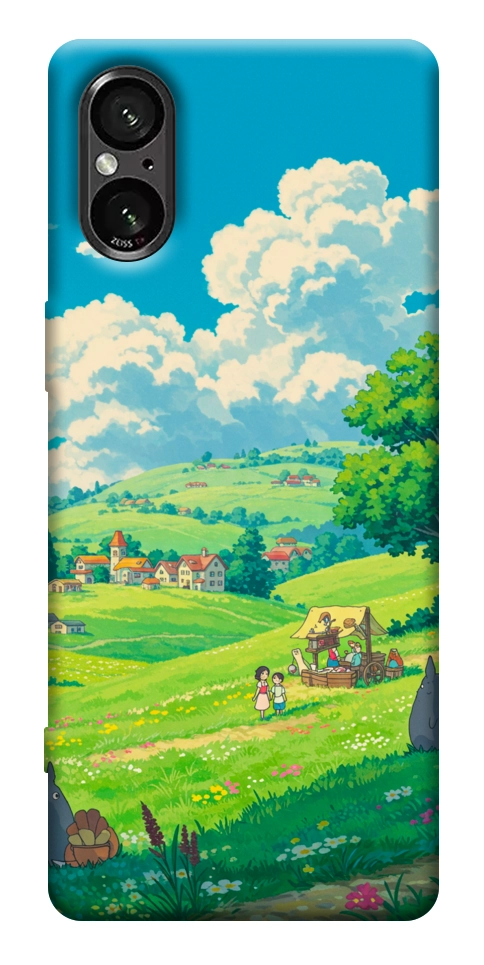 Чехол Miyazaki landscape для Sony Xperia 5 V