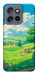 Чехол Miyazaki landscape для Motorola Edge 50 Neo