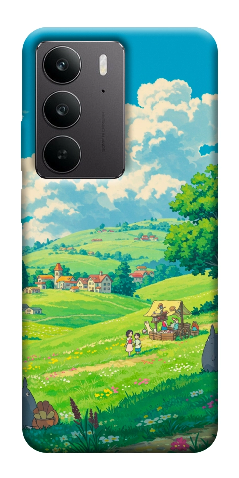 Чехол Miyazaki landscape для Realme C75