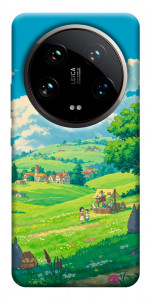 Чехол Miyazaki landscape для Xiaomi 14 Ultra