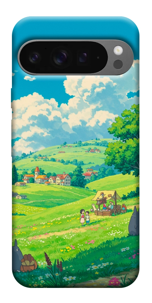 Чехол Miyazaki landscape для Google Pixel 10 Pro XL