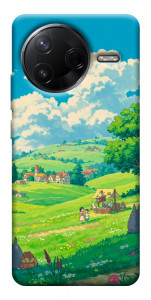 Чехол Miyazaki landscape для Xiaomi Poco F7 Pro