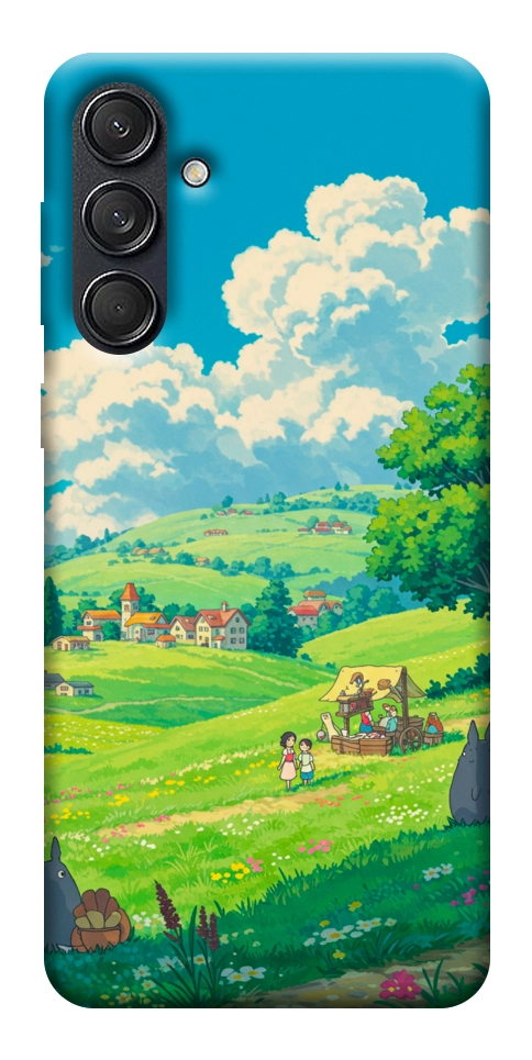 Чехол Miyazaki landscape для Galaxy M55