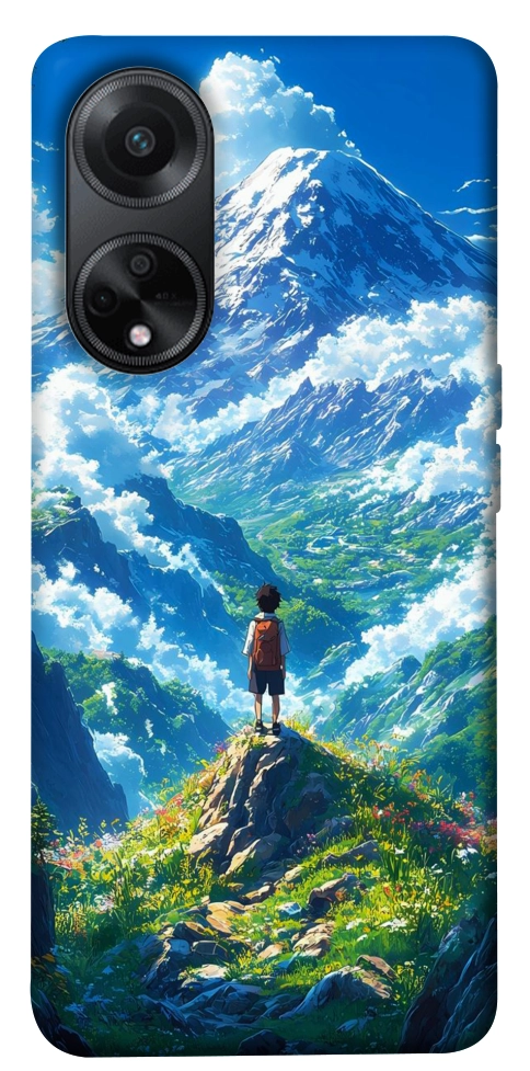 Чехол Mountain landscape для Oppo A58 4G
