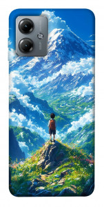 Чехол Mountain landscape для Motorola Moto G14