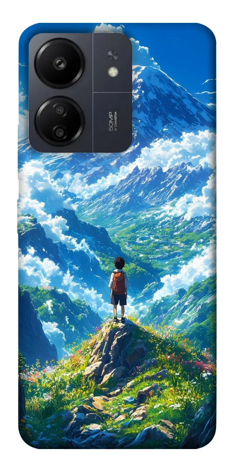 Чехол Mountain landscape для Xiaomi Redmi 13C