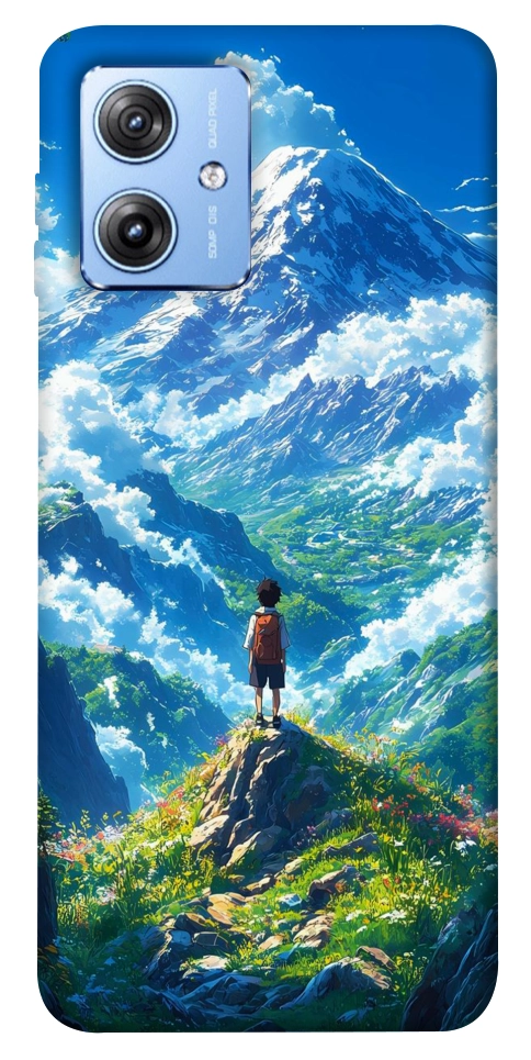 Чехол Mountain landscape для Motorola Moto G84