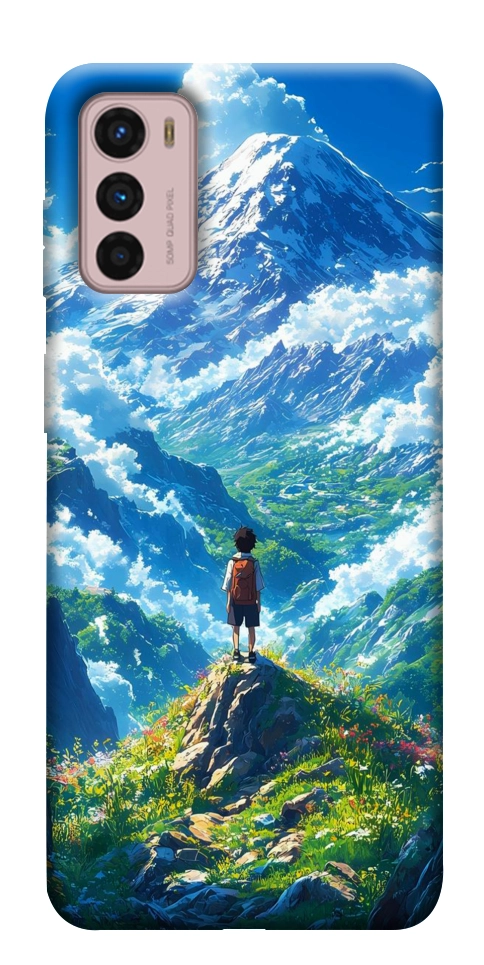 Чехол Mountain landscape для Motorola Moto G42