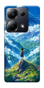 Чехол Mountain landscape для Xiaomi Poco M6