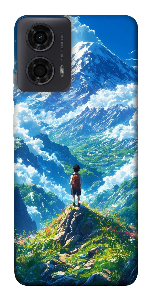 Чехол Mountain landscape для Motorola Moto G04