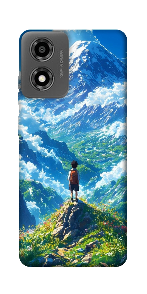 Чехол Mountain landscape для Motorola Moto E14