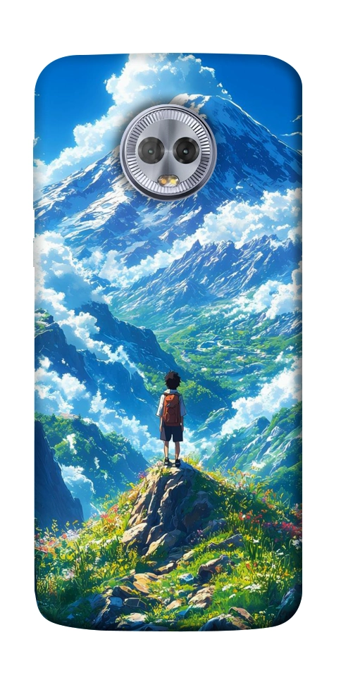Чехол Mountain landscape для Motorola Moto G6 Plus