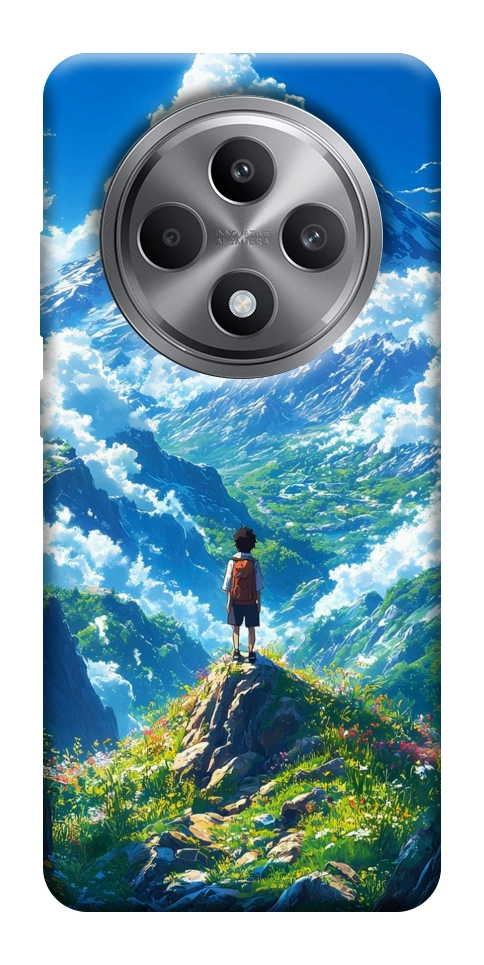 Чехол Mountain landscape для Oppo Reno 12 F 4G