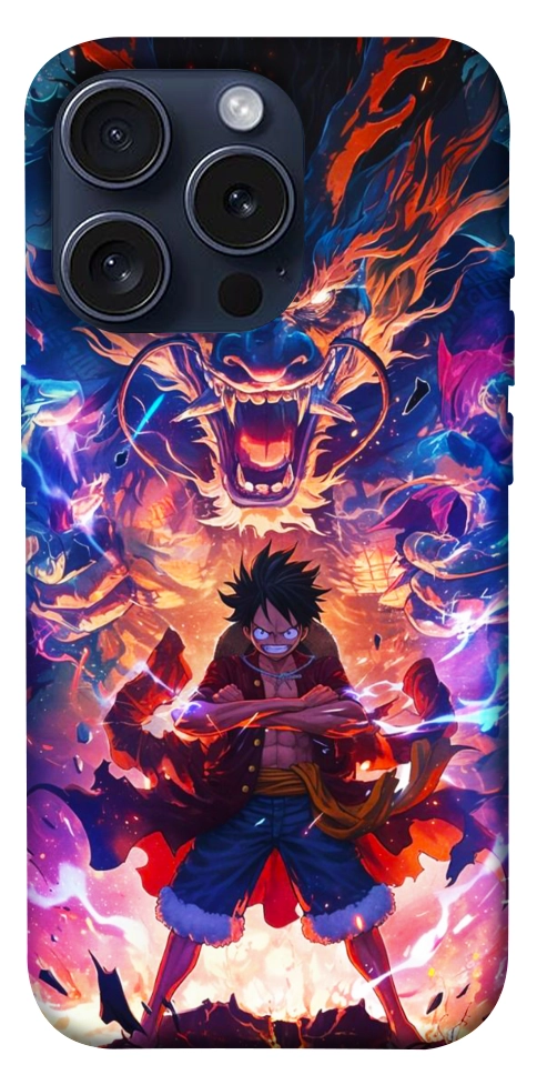 Чехол One piece luffy для iPhone 15 Pro
