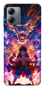 Чехол One piece luffy для Motorola Moto G14