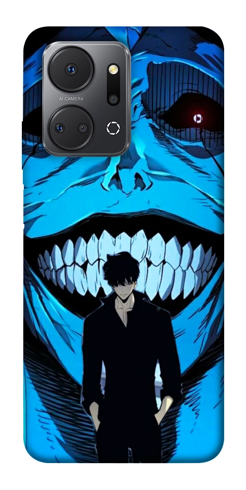 Чехол Solo leveling blue vibe для Huawei Honor X7a