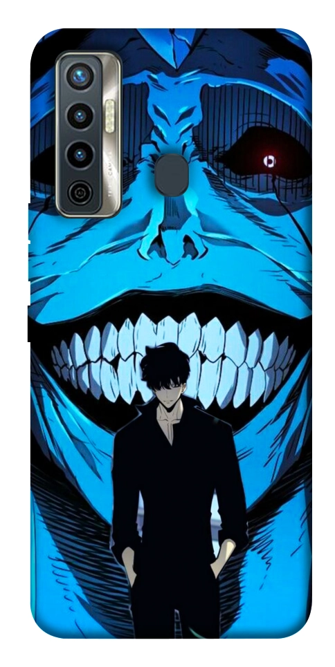 Чехол Solo leveling blue vibe для TECNO Camon 17
