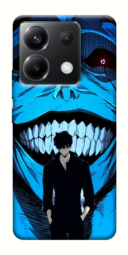 Чохол Solo leveling blue vibe для Xiaomi Poco X6