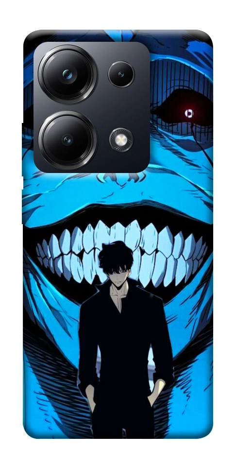 Чохол Solo leveling blue vibe для Xiaomi Poco M6