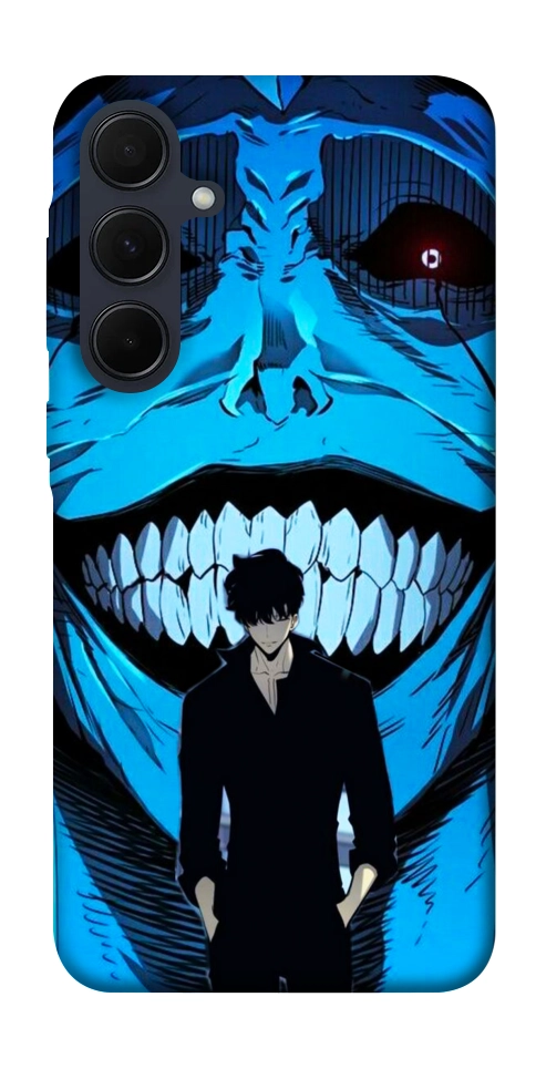 Чехол Solo leveling blue vibe для Galaxy A35